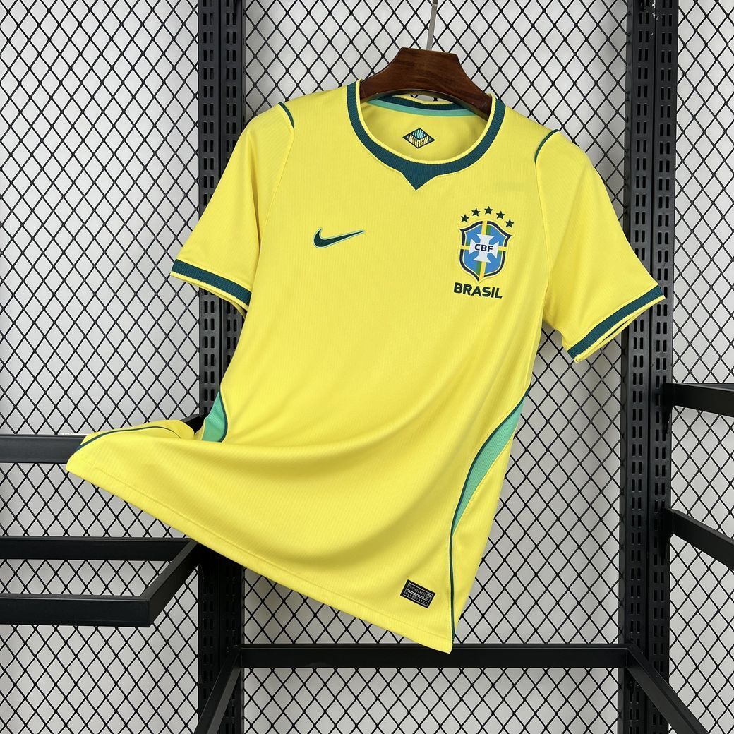 Brazil Soccer Jersey Home Custom Shirt 2026 World Cup Edition in Yellow