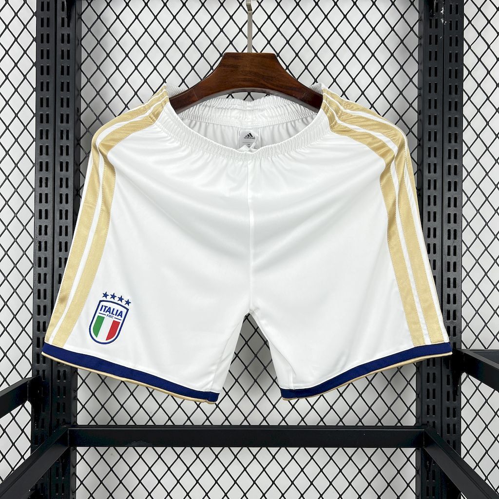 Italy Soccer Jersey Home Custom Shorts 2026 World Cup Edition in White