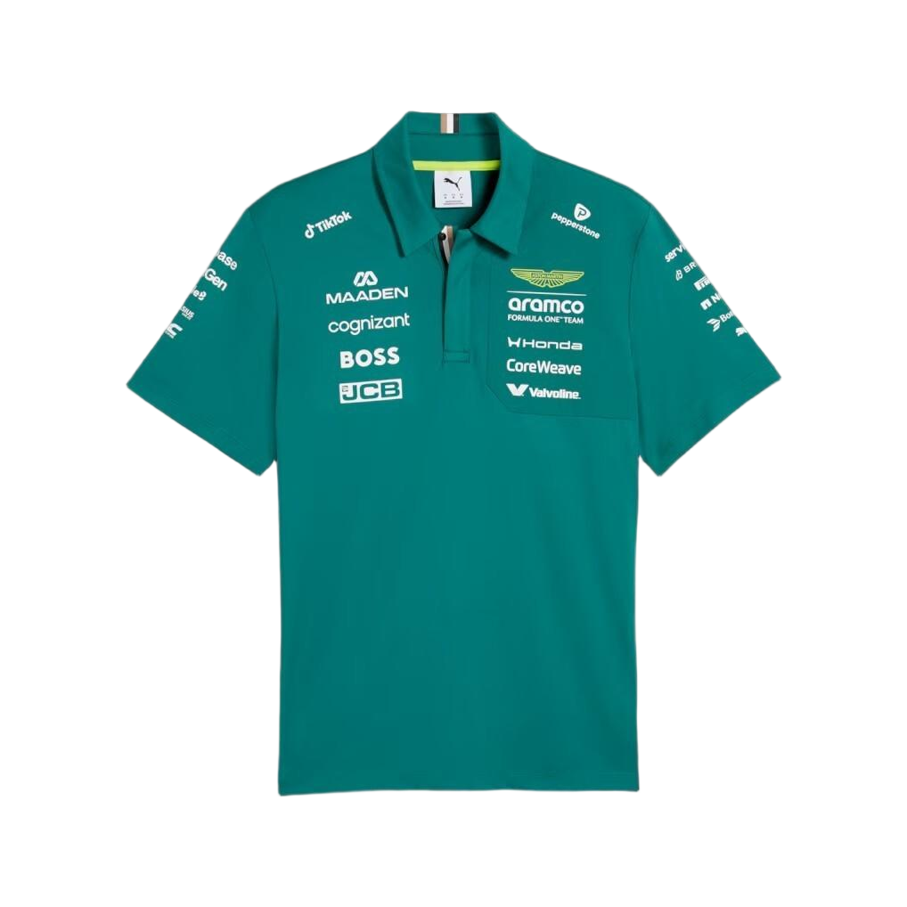Aston Martin F1 Racing Team Polo T-Shirt 2026 in Green