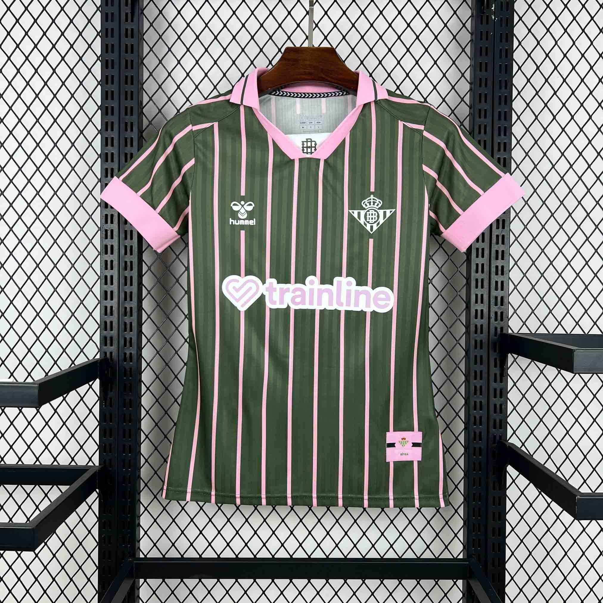Real Betis Women's Pre-Match Custom Football Jersey 2025/26 in Model Year: 2025/26 Country and League: Spain-La Liga