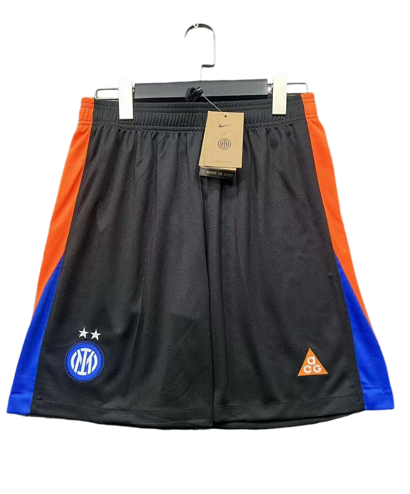 Inter Milan Soccer Jersey Fourth Away ACG Custom Shorts 2025/26 in Blue&Black