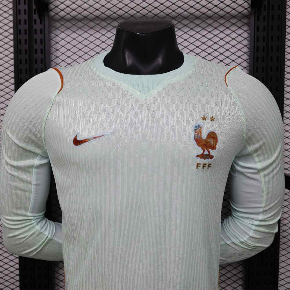 France Authentic Football Jersey Away Long Sleeve Shirt World Cup 2026