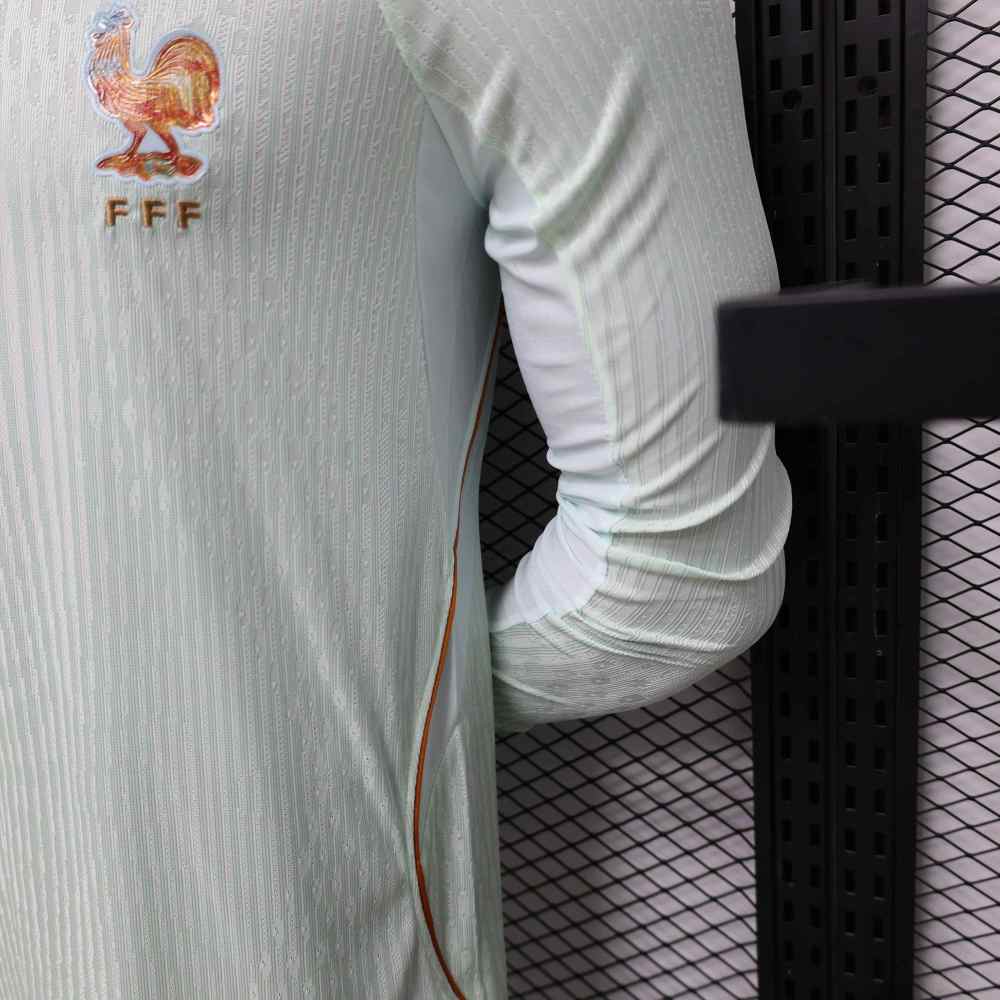 France Authentic Football Jersey Away Long Sleeve Shirt World Cup 2026