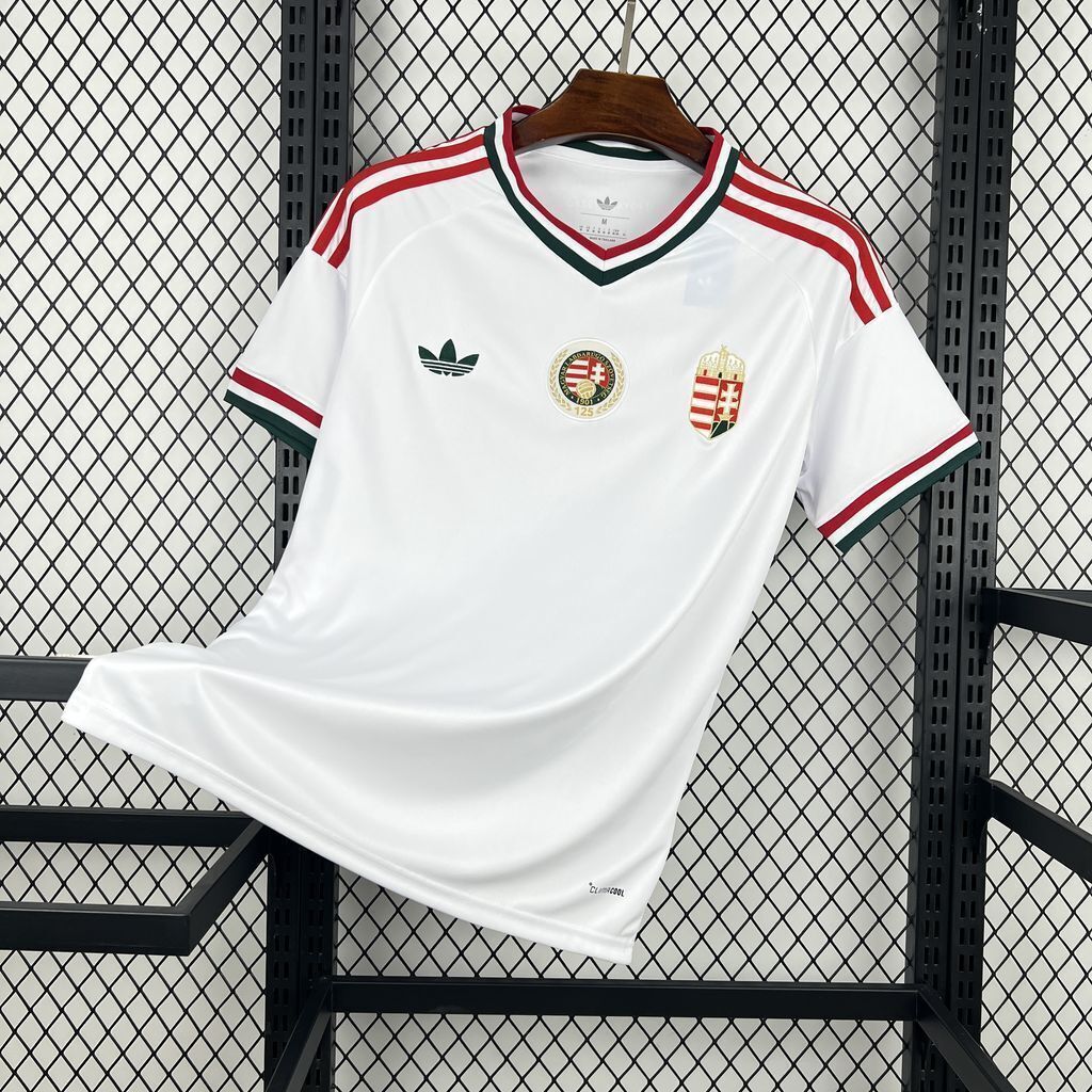 Hungary Soccer Jersey Away Custom Shirt 2026 World Cup Edition in White