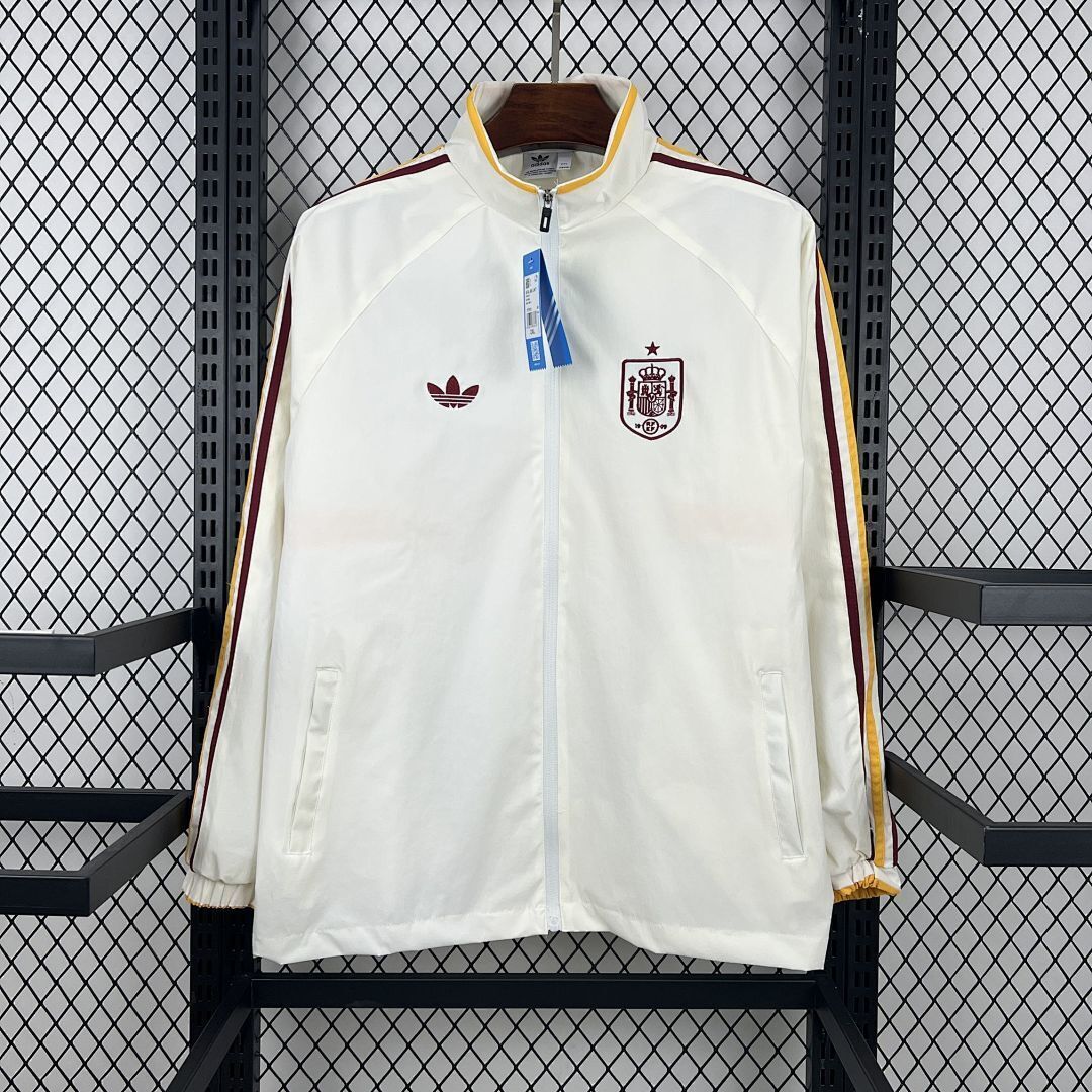 Spain Windbreaker Jacket Off-White 2026 2026 World Cup Edition