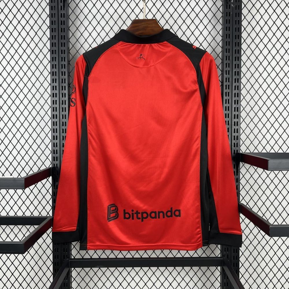 AC Milan Football Jersey Fourth Away Long Sleeve Custom Shirt 2025/26