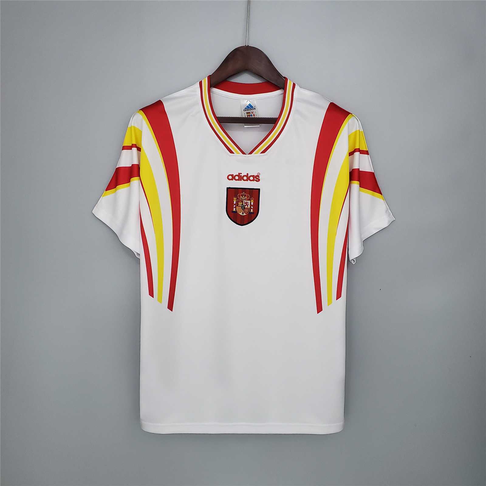 Spain Retro Football Jersey Third Away Custom Shirt 1996 in Model Year: 1996 Confederate: UEFA Country: Spain-National