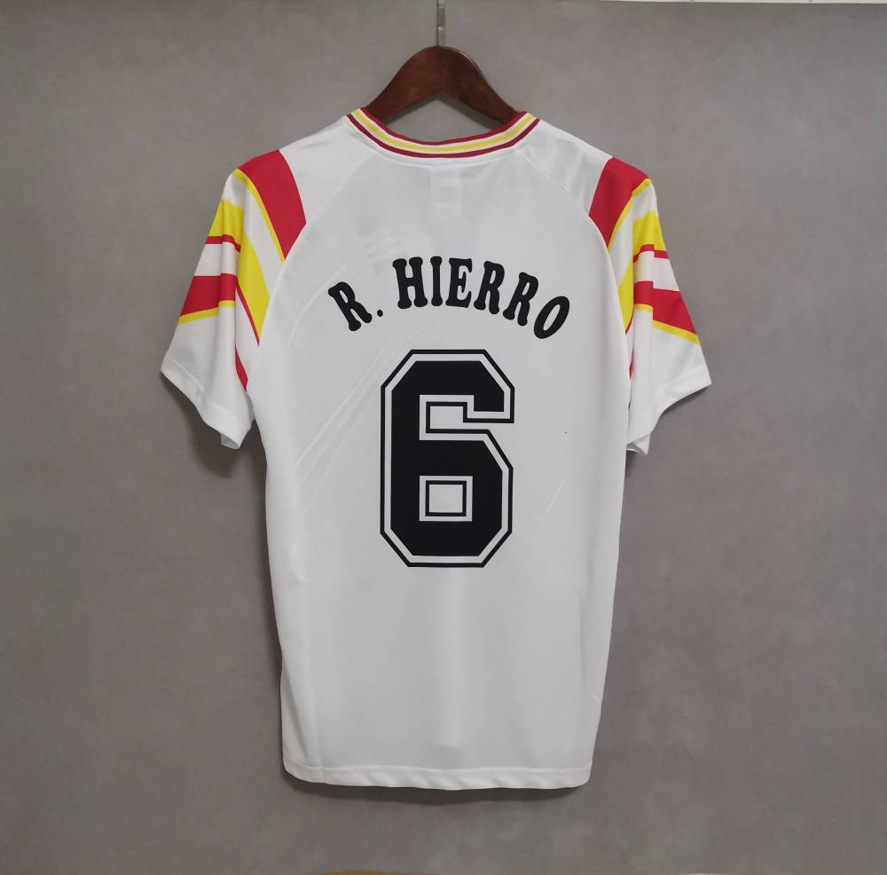 Spain Retro Football Jersey Third Away Custom Shirt 1996
