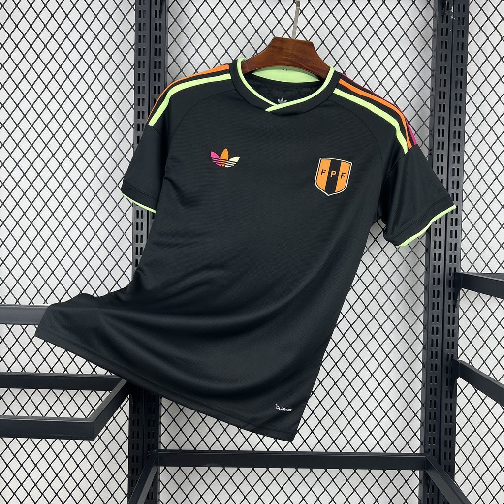 Peru Soccer Jersey Away Custom Shirt 2026 World Cup Edition in Black