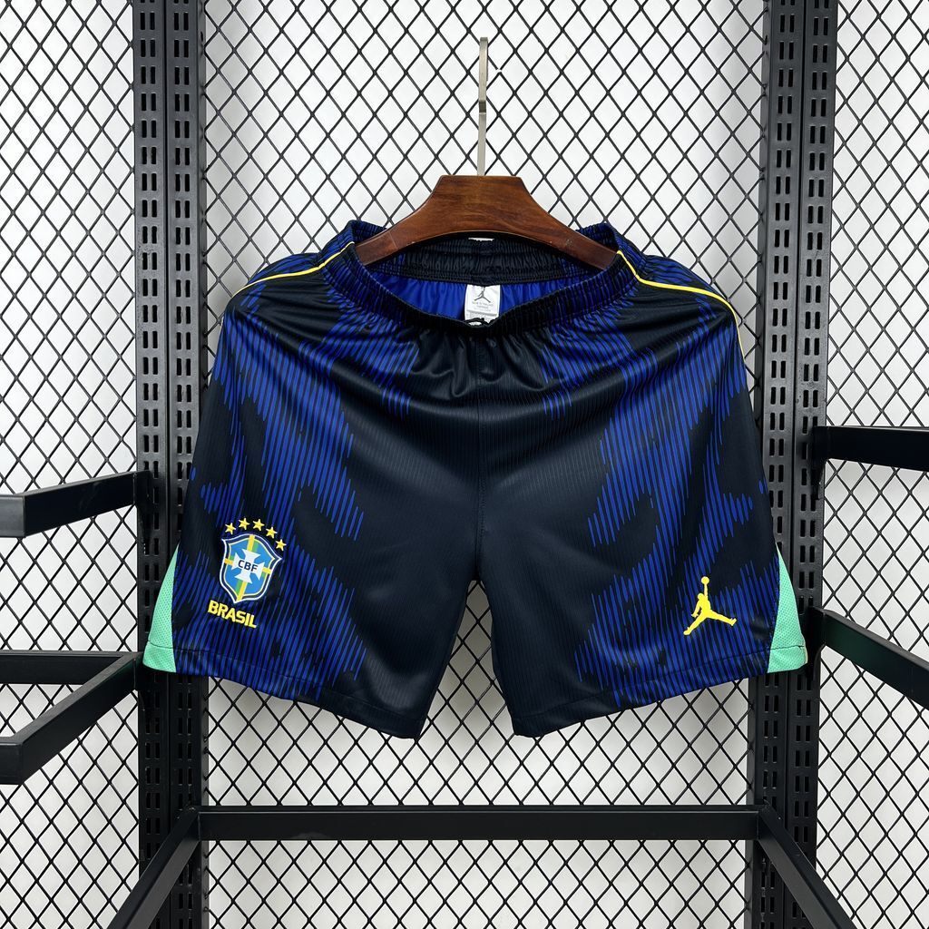 Brazil Soccer Jersey Away Custom Shorts 2026 World Cup Edition in Blue
