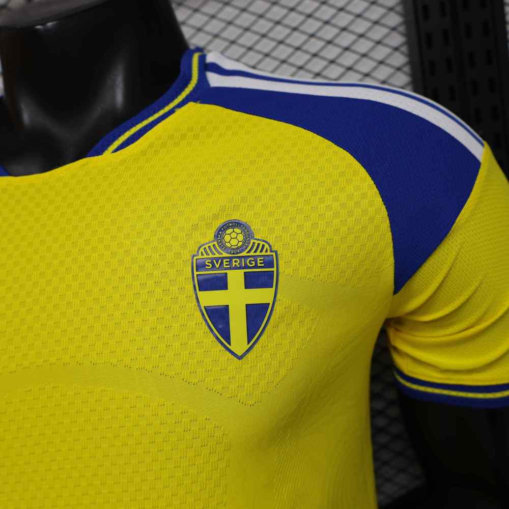 Sweden Authentic Football Jersey Home Shirt World Cup 2026