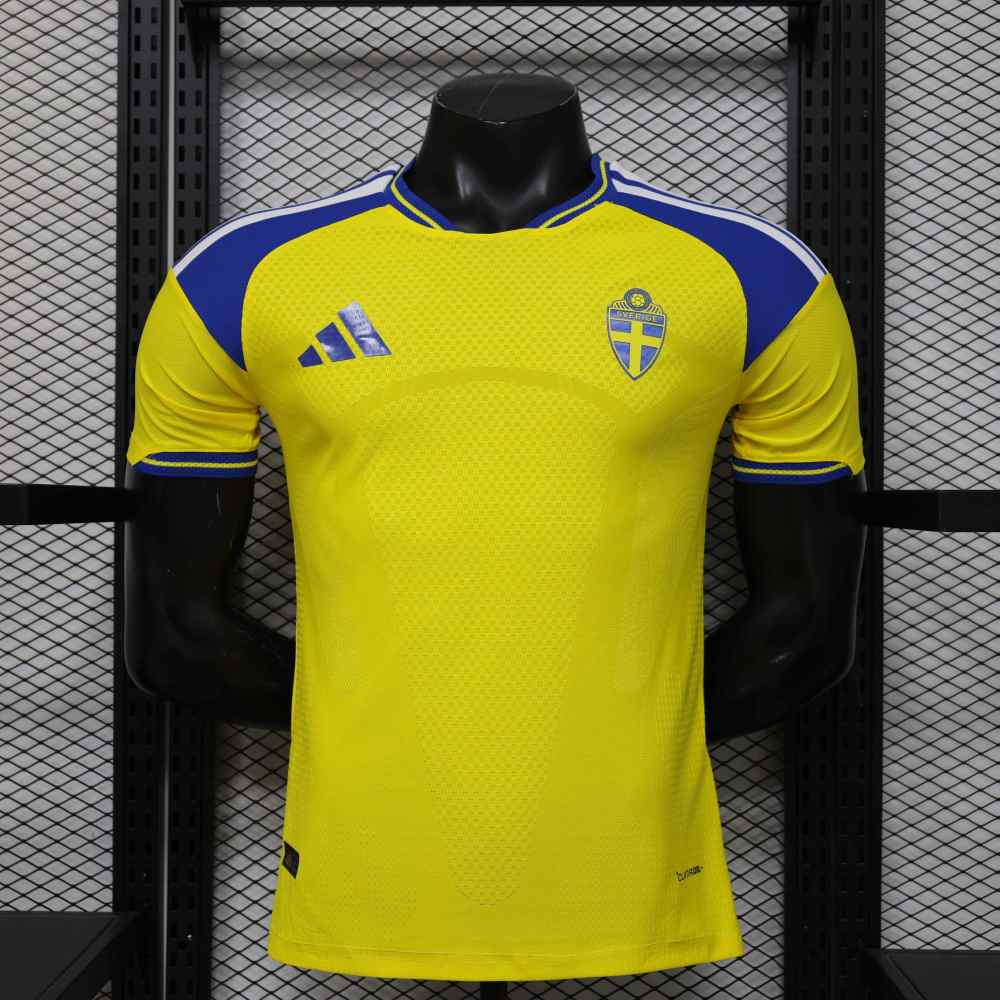 Sweden Authentic Football Jersey Home Shirt World Cup 2026