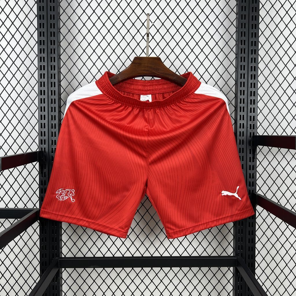 Switzerland Football Jersey Home Custom Shorts 2026 World Cup Edition in Red