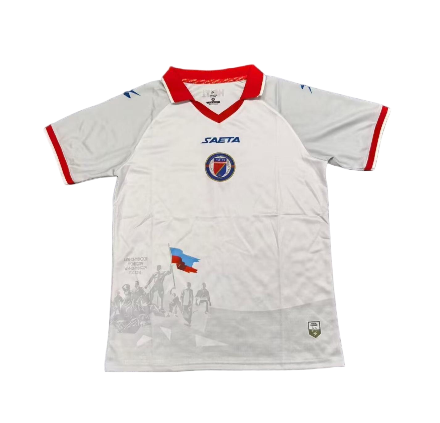 Haiti Soccer Jersey World Cup Away Custom Shirt 2026 World Cup Edition in White
