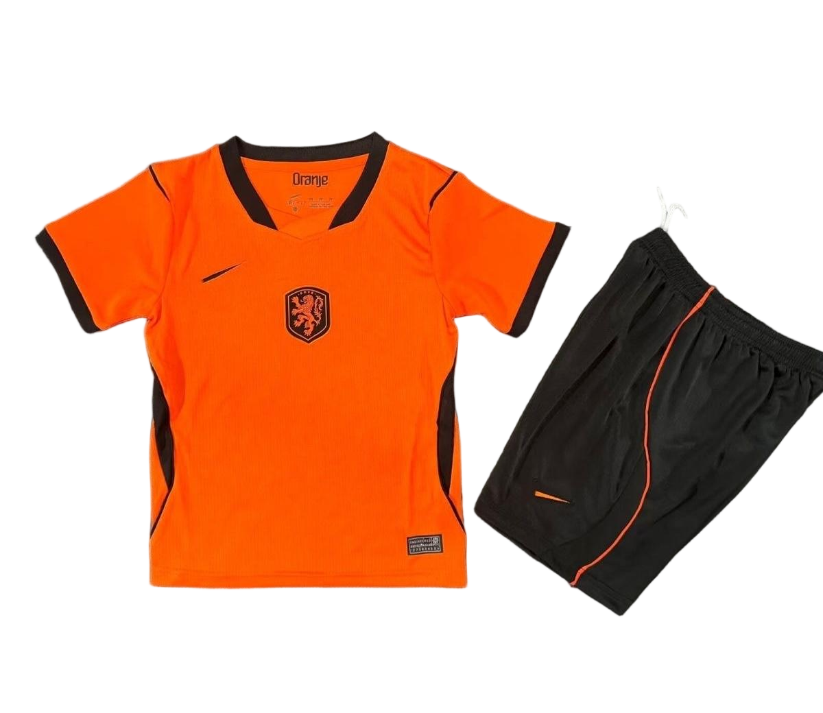 Netherlands Football Jersey Home Kids Jersey & Shorts Kit 2026 World Cup Edition in Orange