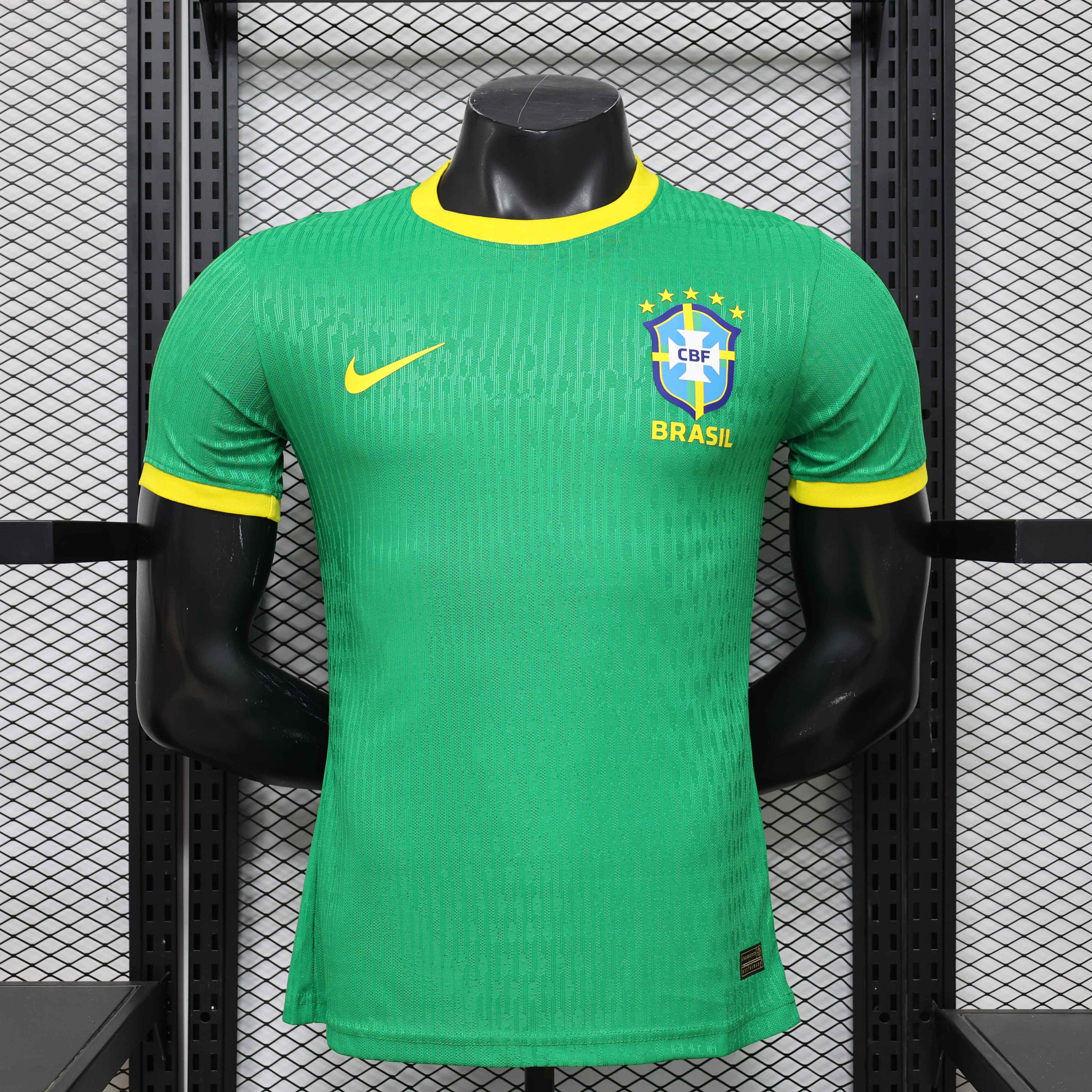 Brazil Authentic Soccer Jersey Green Special Edition Shirt 2026 World Cup Edition