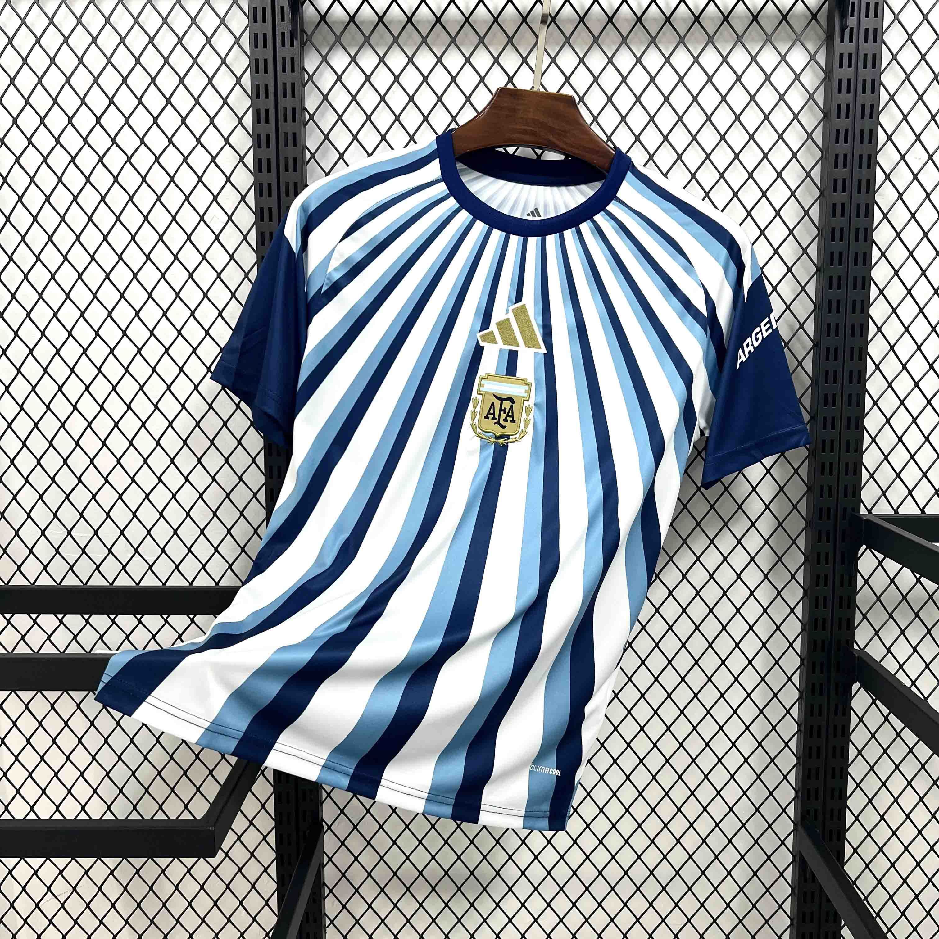 Argentina Soccer Jersey Special Edition Custom Shirt 2026 World Cup Edition in Blue