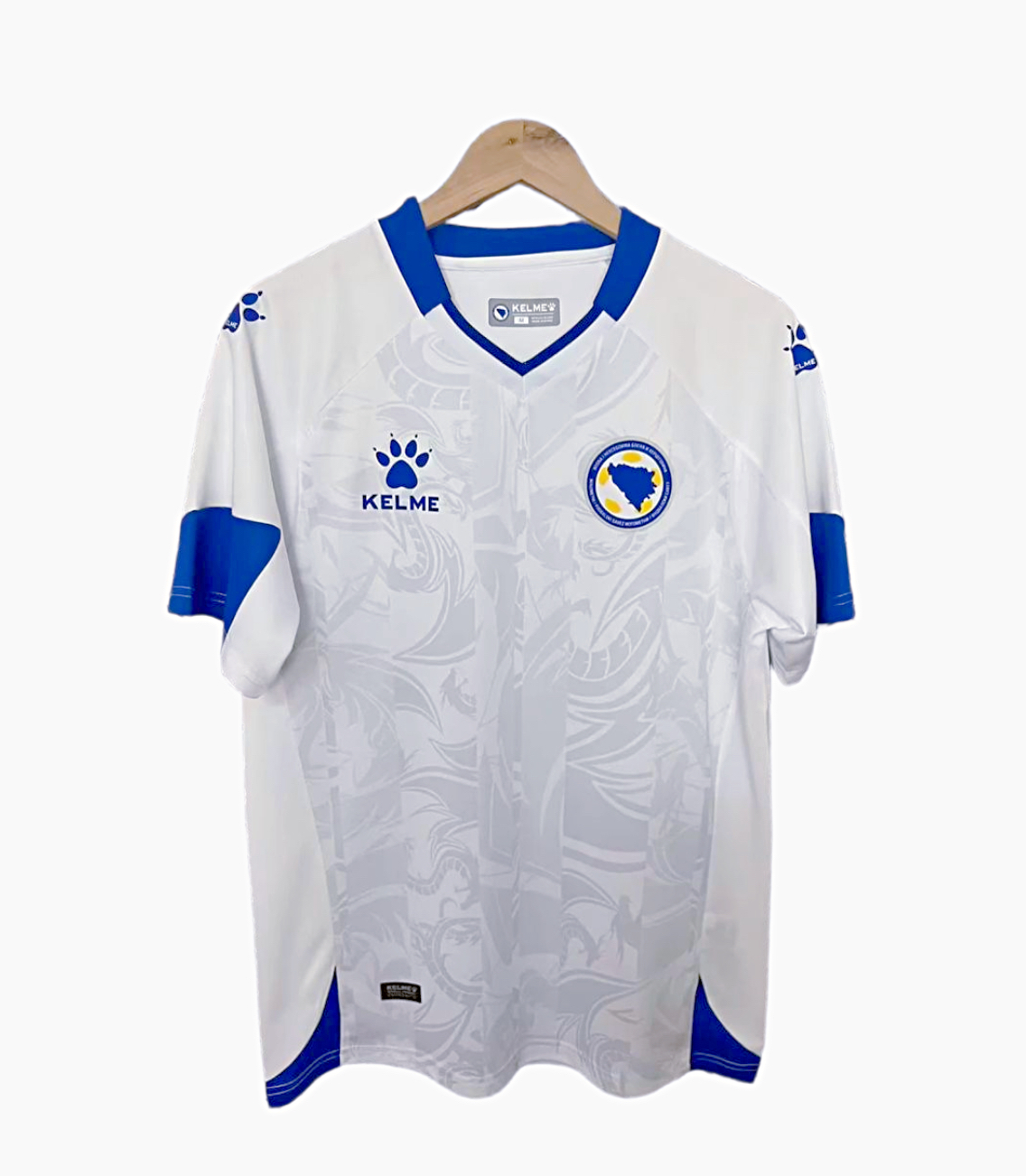 Bosnia and Herzegovina Football Jersey Away Custom Shirt 2026 World Cup Edition in White