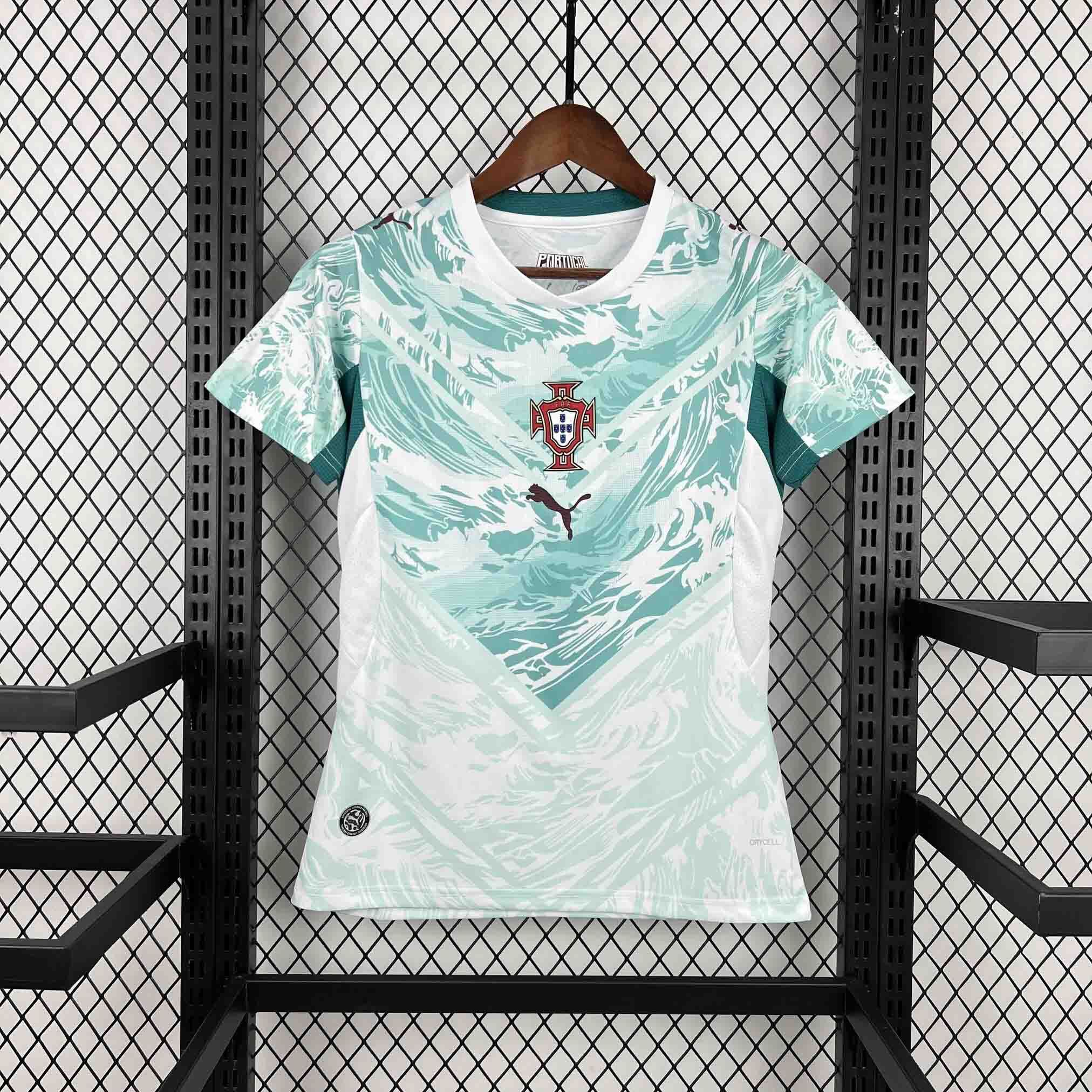 Portugal Soccer Jersey Women's Away Shirt 2026 World Cup Edition in Model Year: 2026 Confederate: UEFA Country: