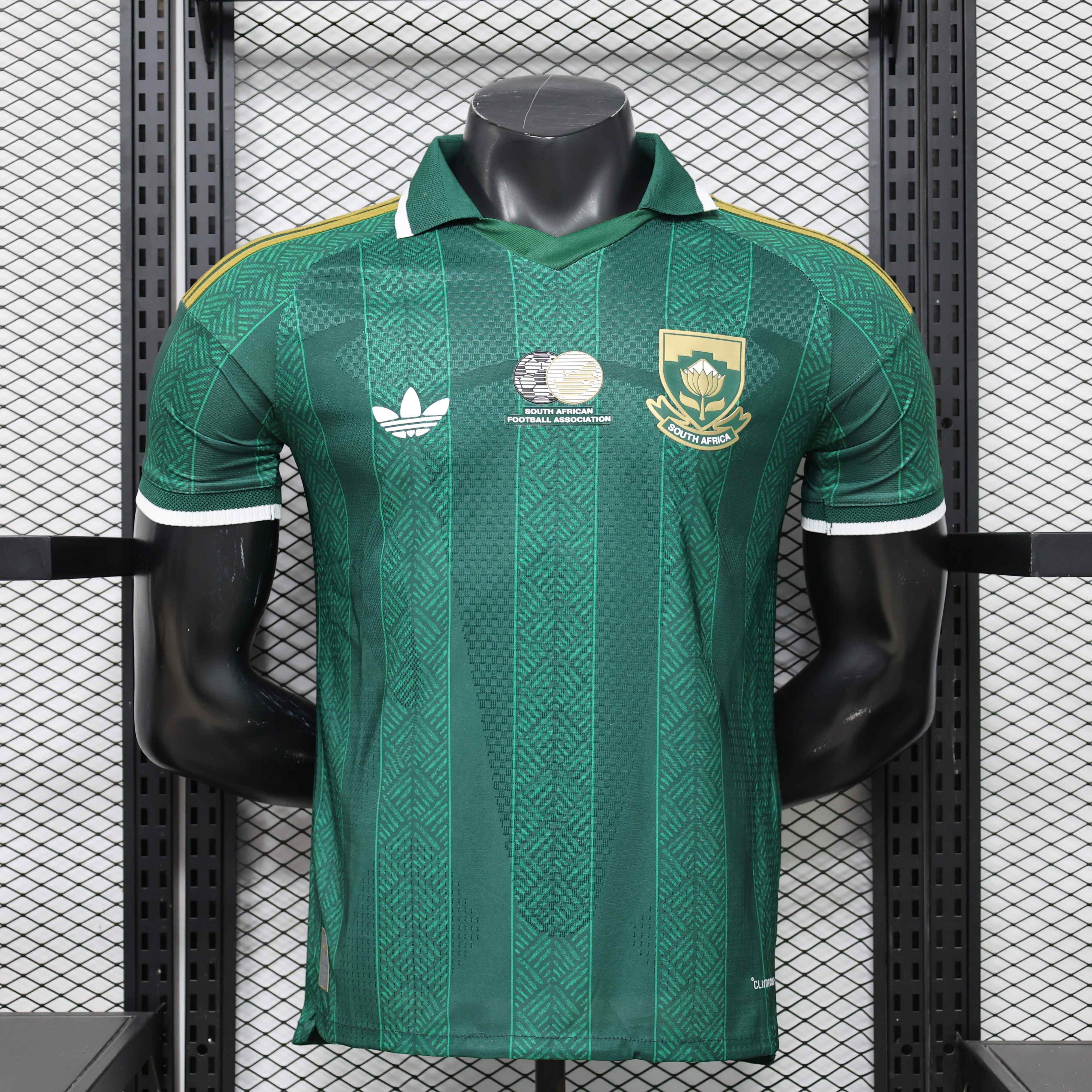 South Africa Authentic Soccer Jersey Away Shirt 2026 World Cup Edition in Green