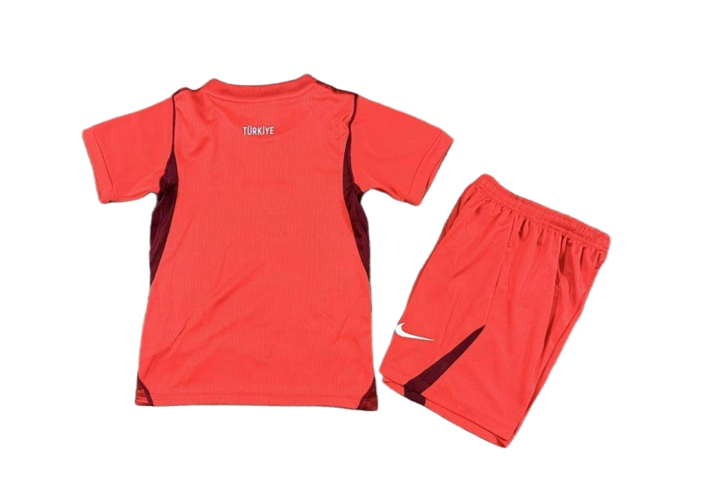 Turkey Football Jersey Away Kids Kit Jersey+Shorts World Cup 2026
