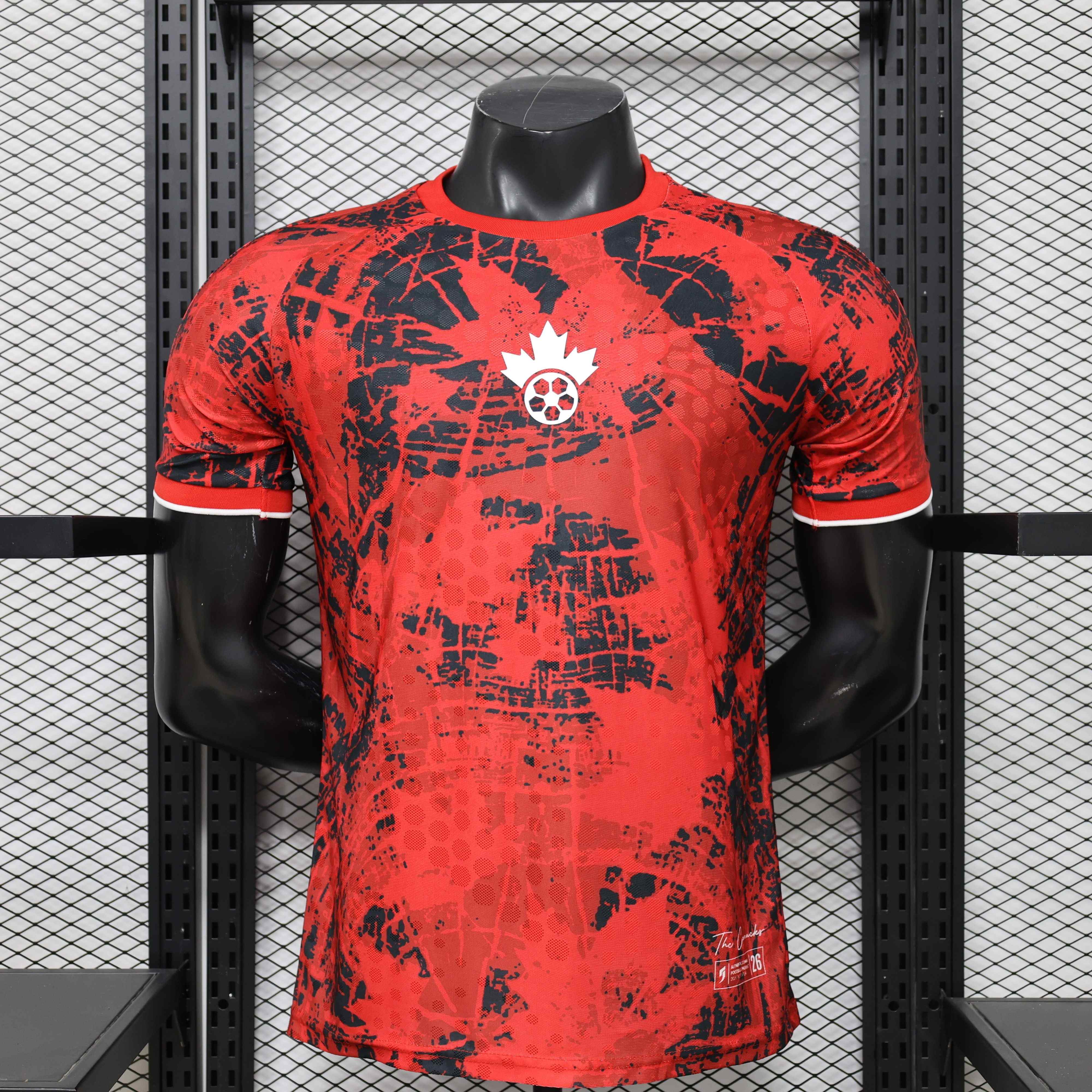 Canada Authentic Soccer Jersey Special Edition Shirt 2026 World Cup Edition in Red