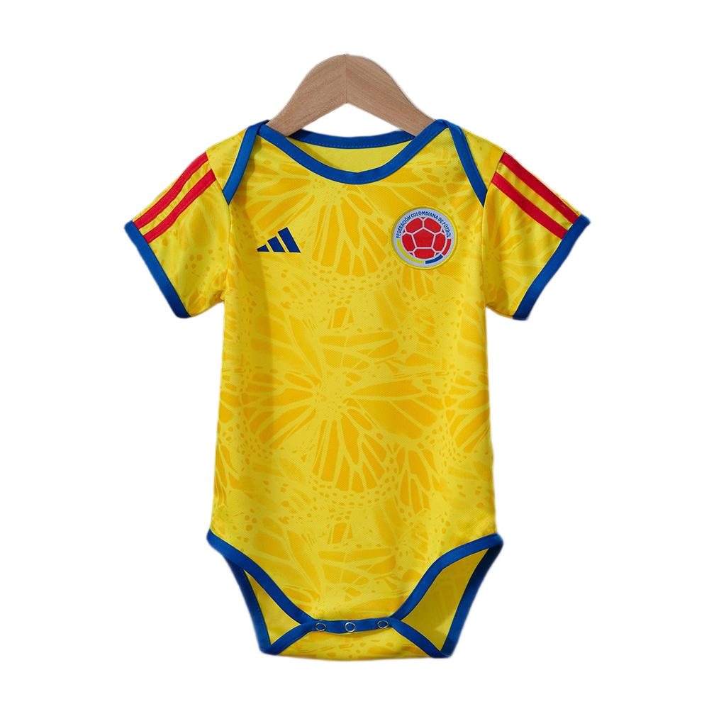 Colombia Soccer Jersey Home Baby Uniform 2026 World Cup Edition in Yellow