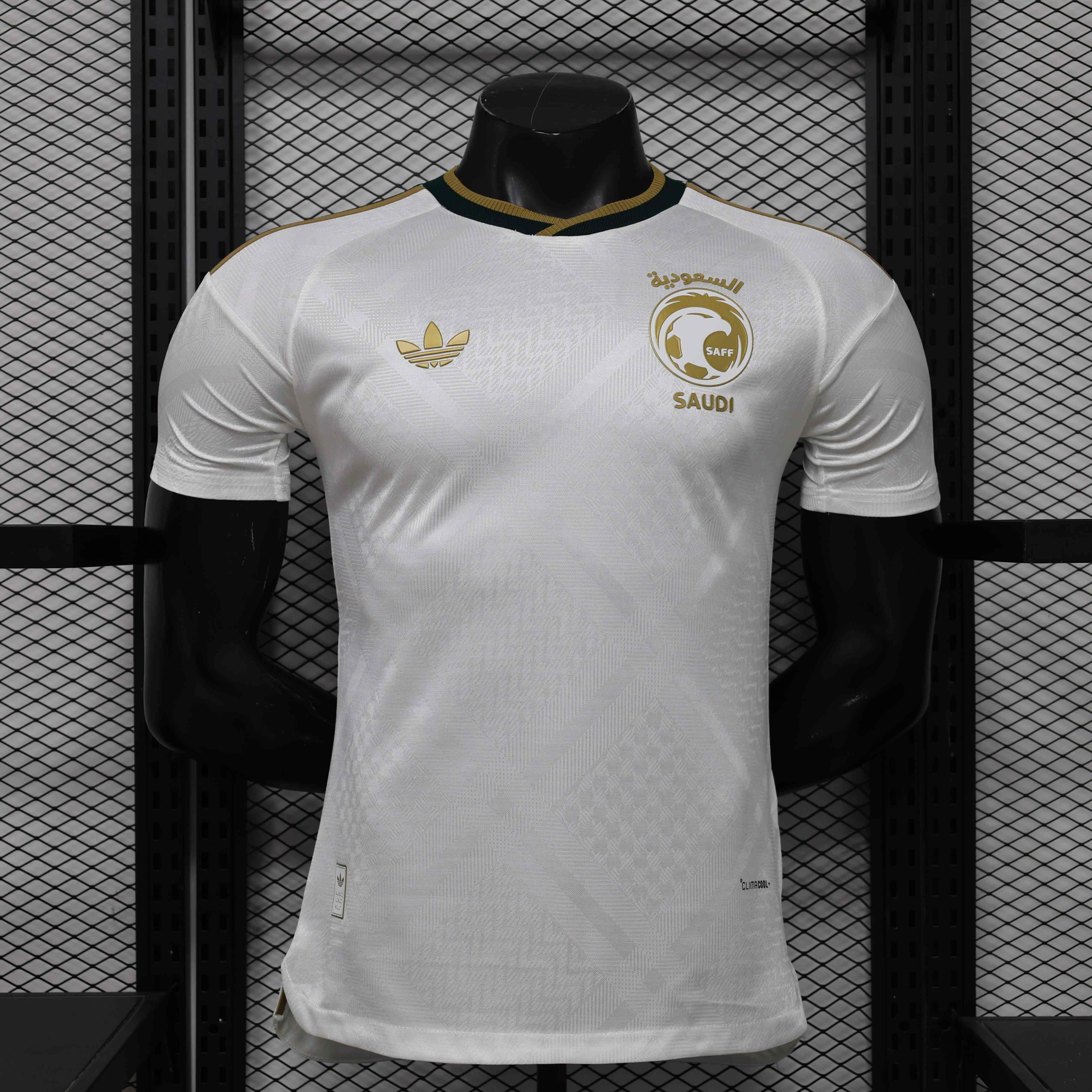 Saudi Arabia Authentic Football Jersey Away Shirt 2026 World Cup Edition in White
