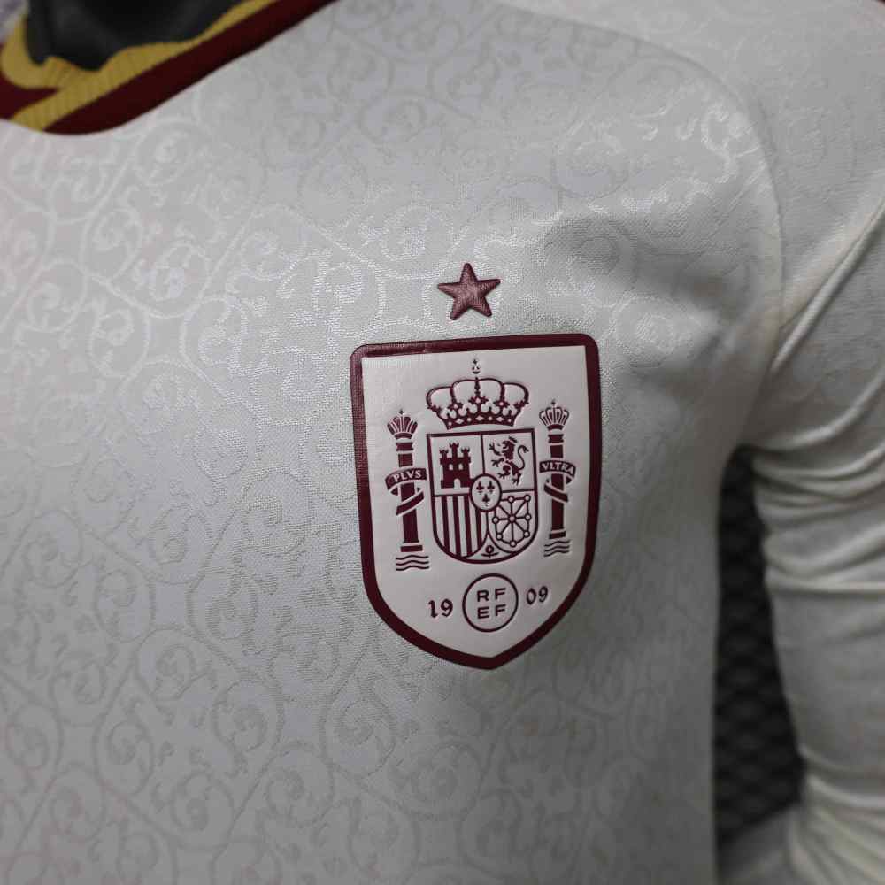 Spain Authentic Football Jersey Away Long Sleeve Shirt World Cup 2026