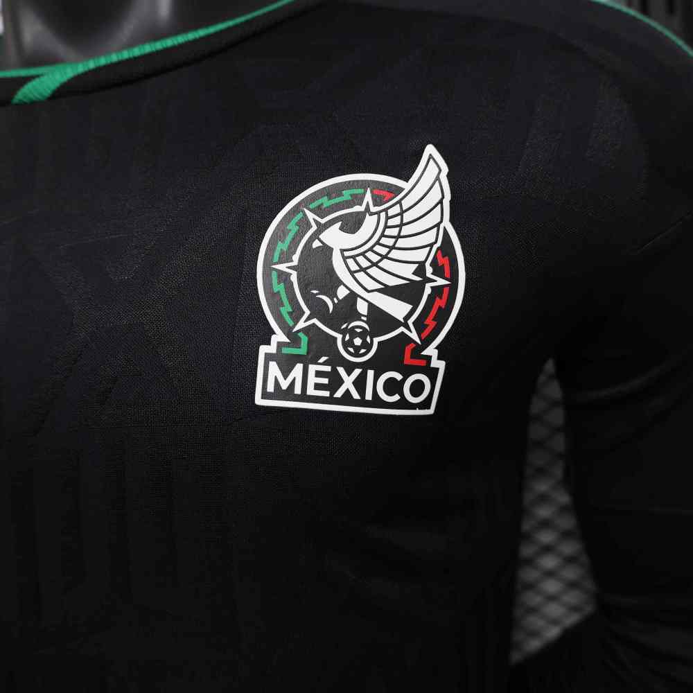 Mexico Authentic Third Away Long Sleeve Kit Soccer Jersey World Cup 2026