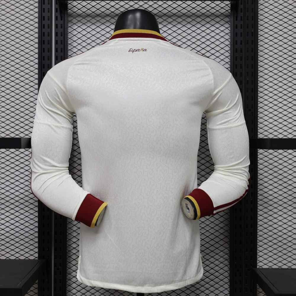 Spain Authentic Football Jersey Away Long Sleeve Shirt World Cup 2026