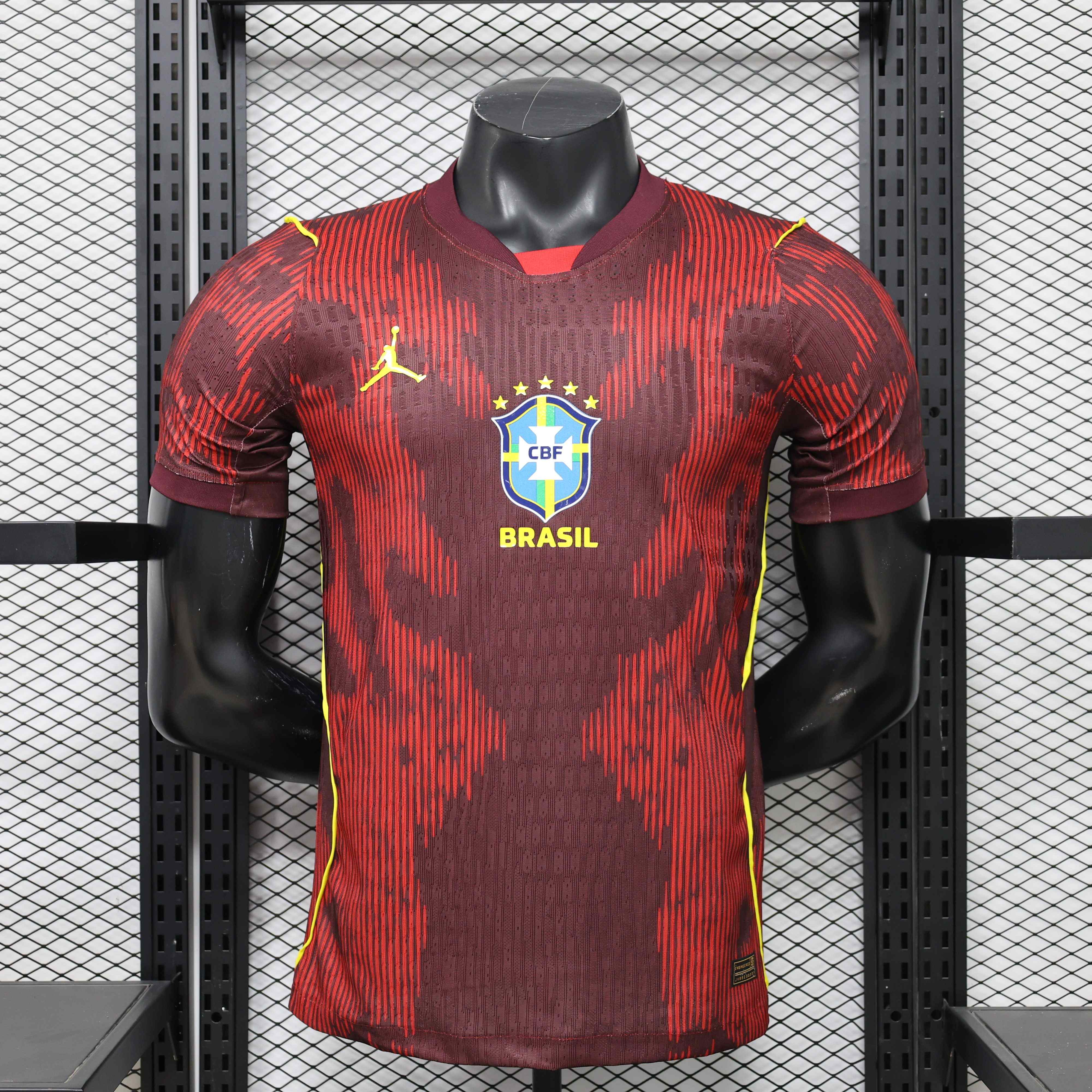 Brazil Authentic Soccer Jersey Red Special Edition Shirt 2026 World Cup Edition