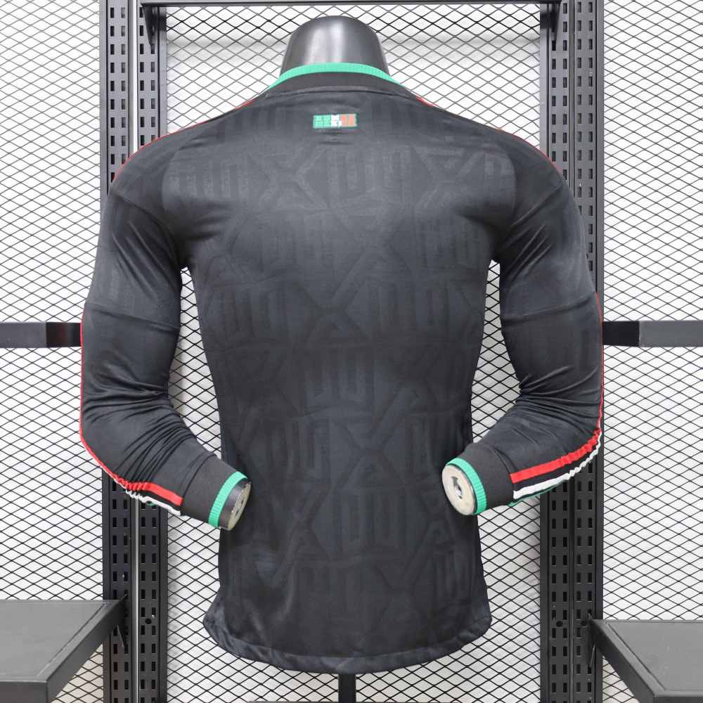 Mexico Authentic Third Away Long Sleeve Kit Soccer Jersey World Cup 2026