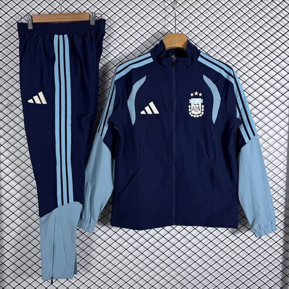Argentina Windbreaker Jacket With Pants Blue World Cup 2026