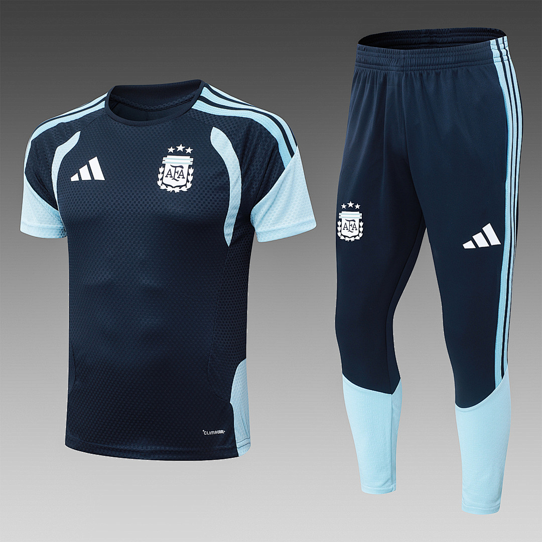 Argentina Training Kit (T-Shirt+Pants) Blue 2026 World Cup Edition