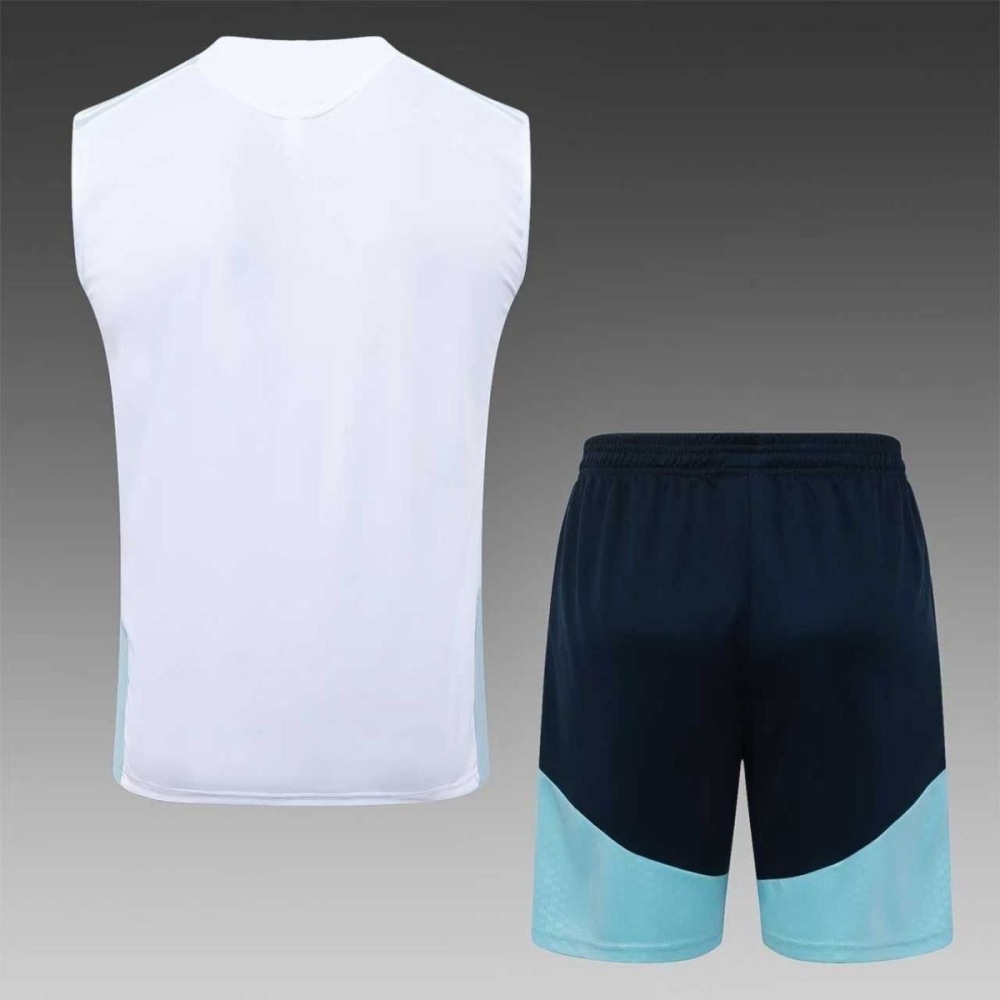 Argentina Sleeveless Training Kit White World Cup 2026