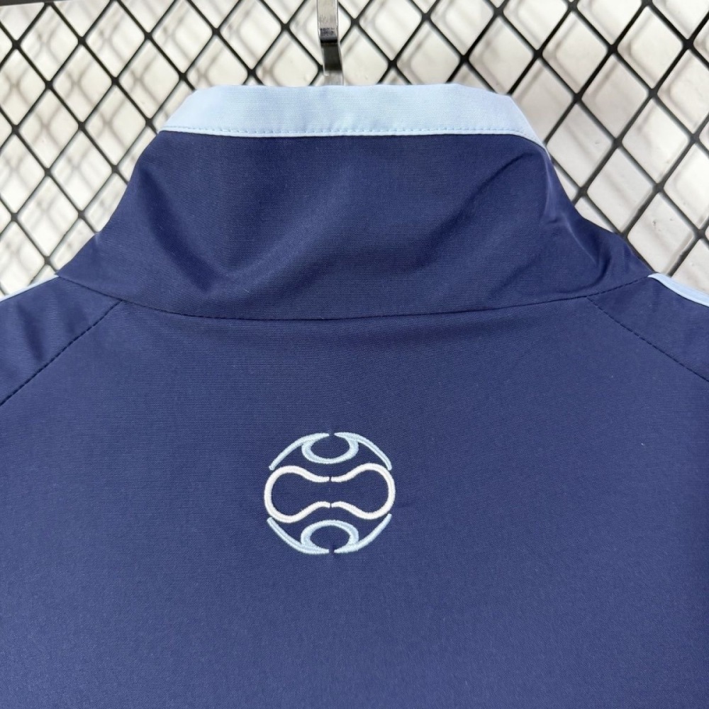 Argentina Retro Style Windbreaker Jacket Blue World Cup 2026