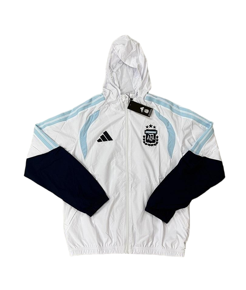 Argentina Windbreaker Jacket White 2026 World Cup Edition