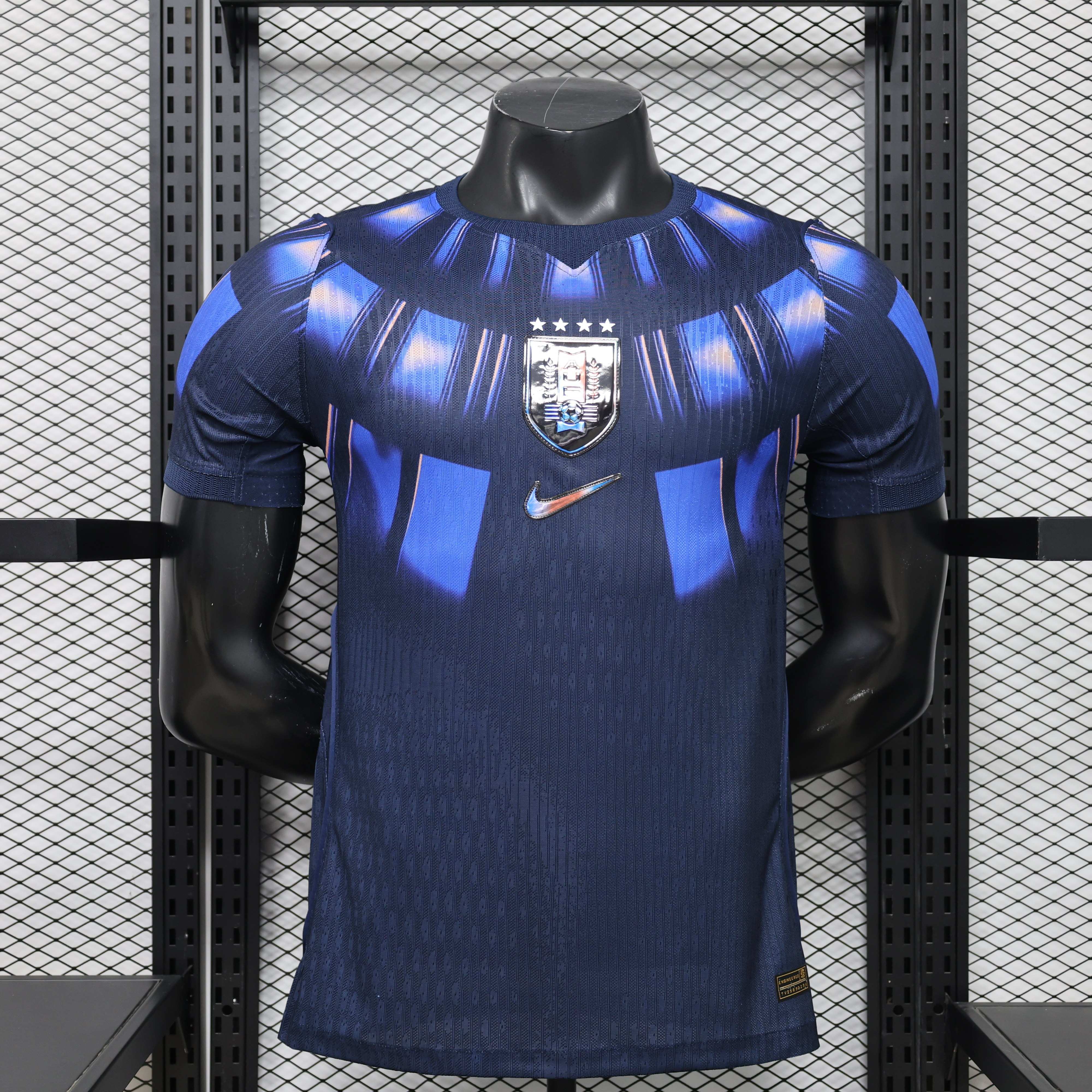 Uruguay Authentic Soccer Jersey Away Shirt 2026 World Cup Edition in Black