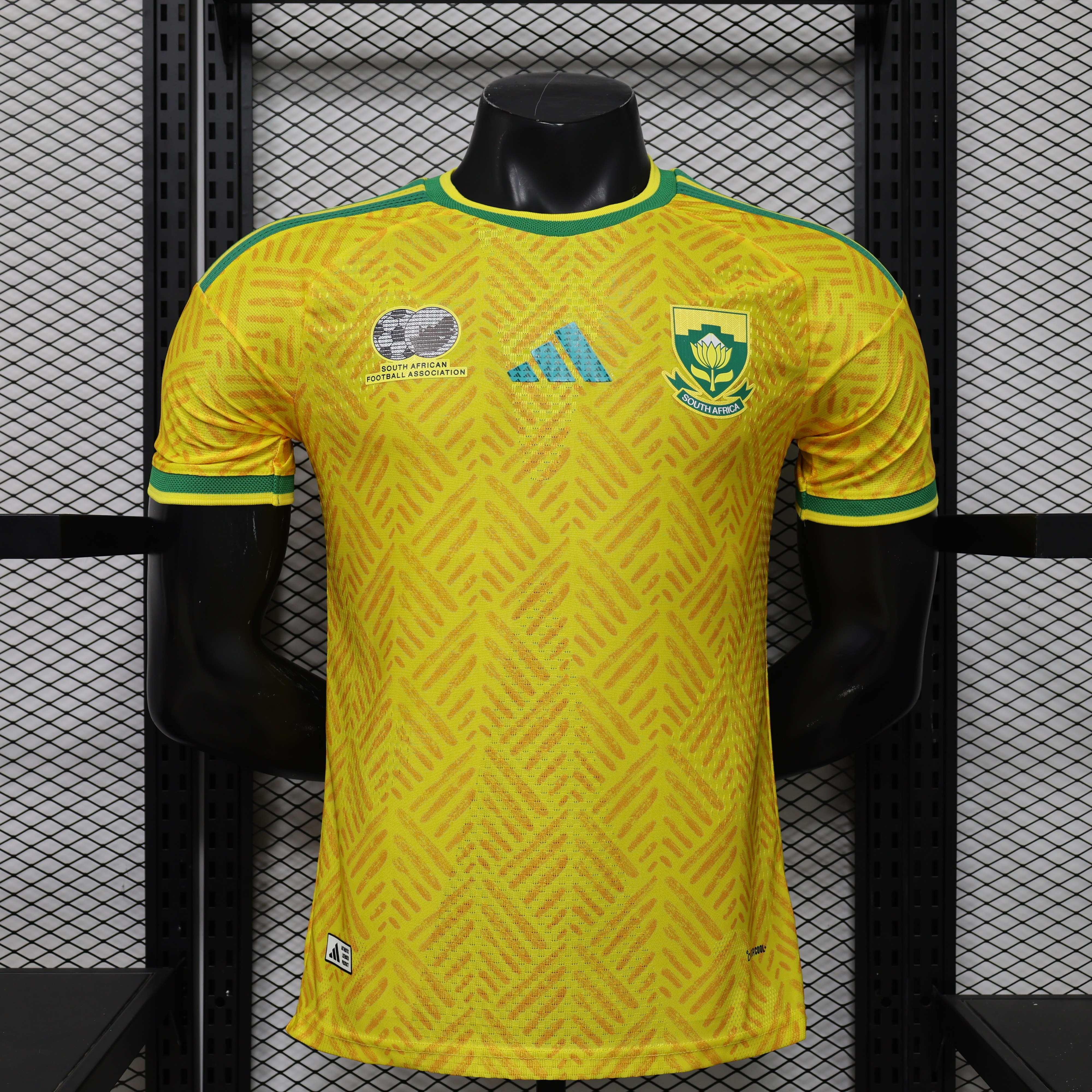 South Africa Authentic Soccer Jersey Home Shirt 2026 World Cup Edition in Yellow