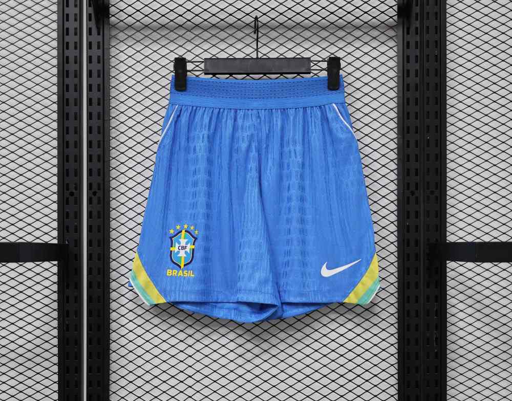 Brazil Authentic Soccer Home Custom Shorts World Cup 2026