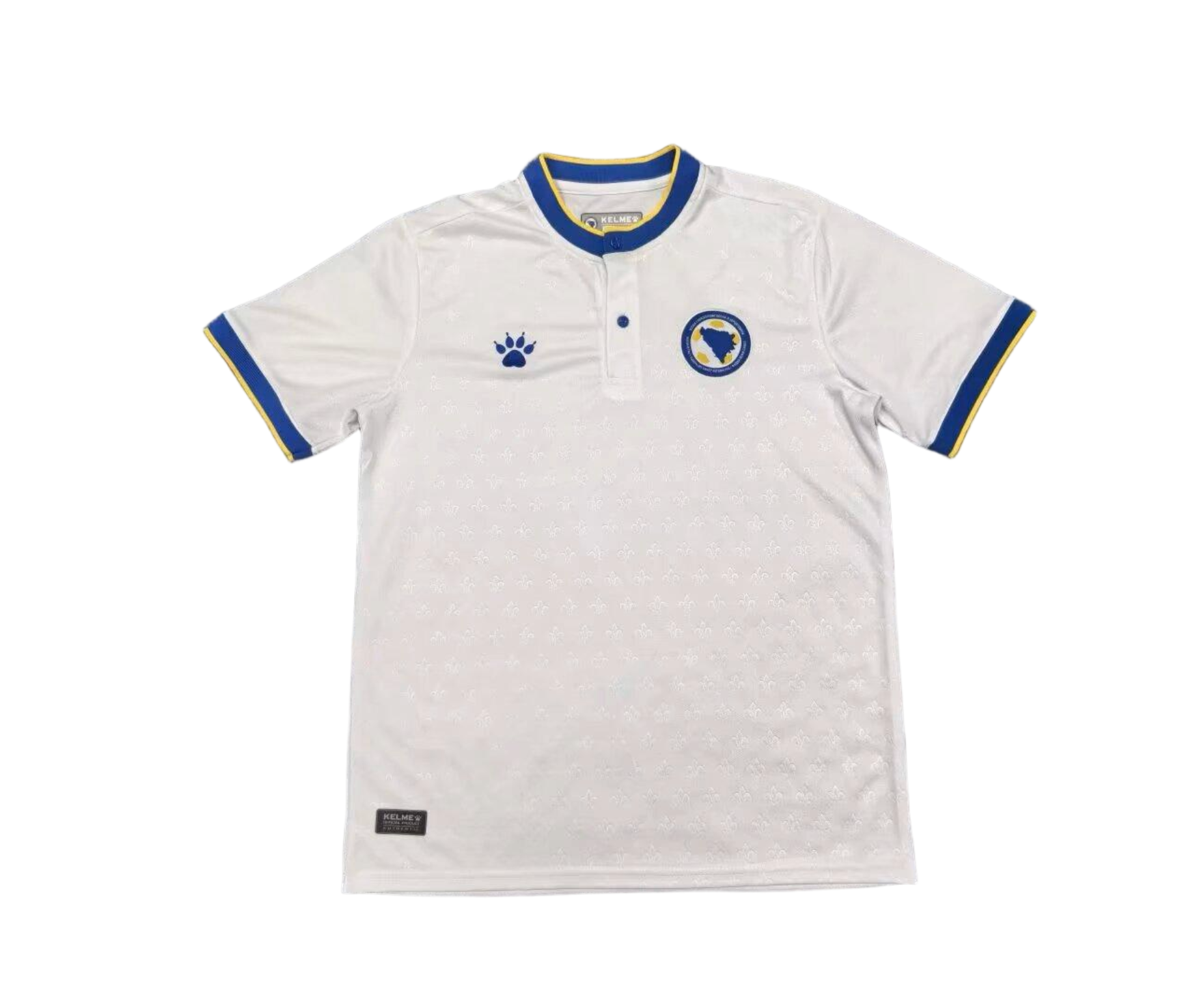 Bosnia and Herzegovina Football Jersey Home Custom Shirt 2026 World Cup Edition-27 (Leaked Version) in White
