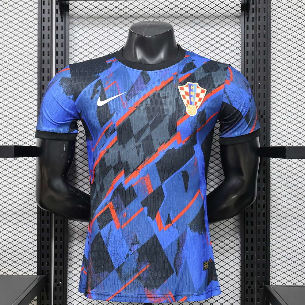 Croatia Authentic Soccer Jersey Blue Special Edition Shirt World Cup 2026