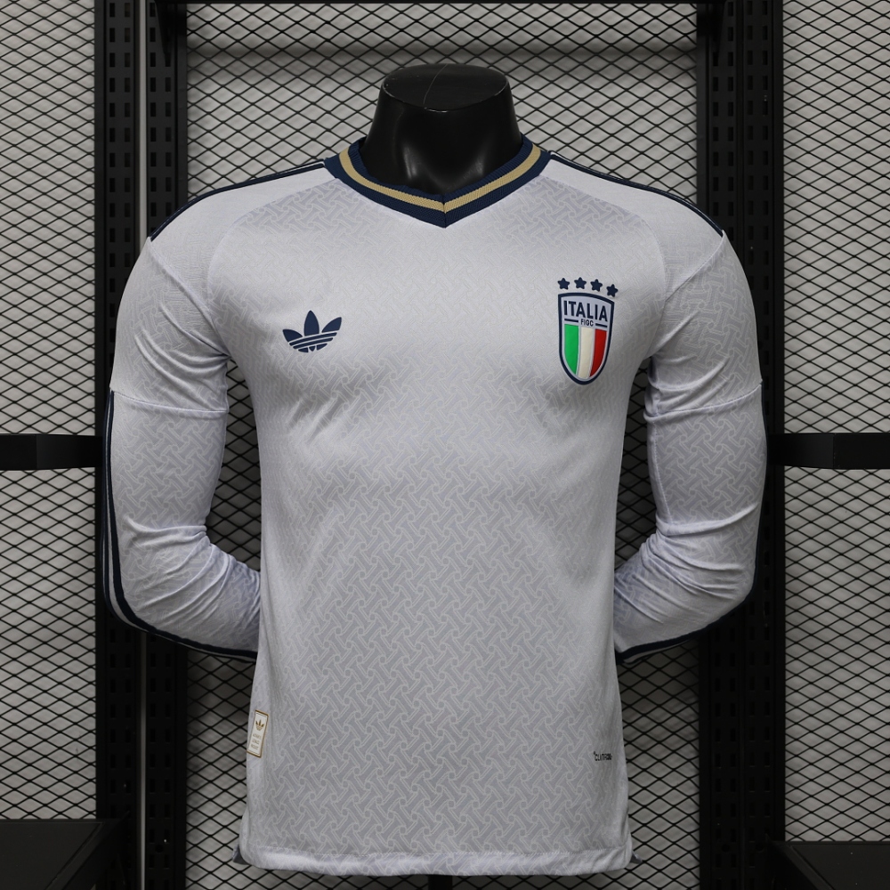 Italy Authentic Away Long Sleeve Football Shirt World Cup 2026
