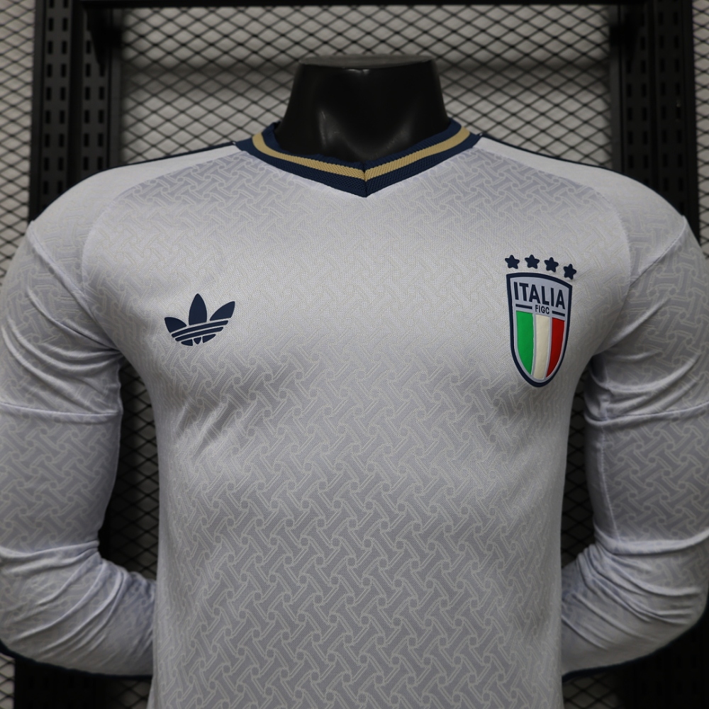 Italy Authentic Away Long Sleeve Football Shirt World Cup 2026