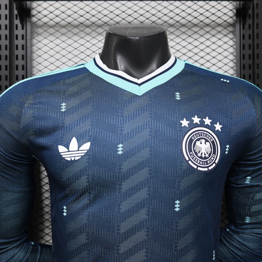 Germany Authentic Football Jersey Away Long Sleeve Shirt World Cup 2026
