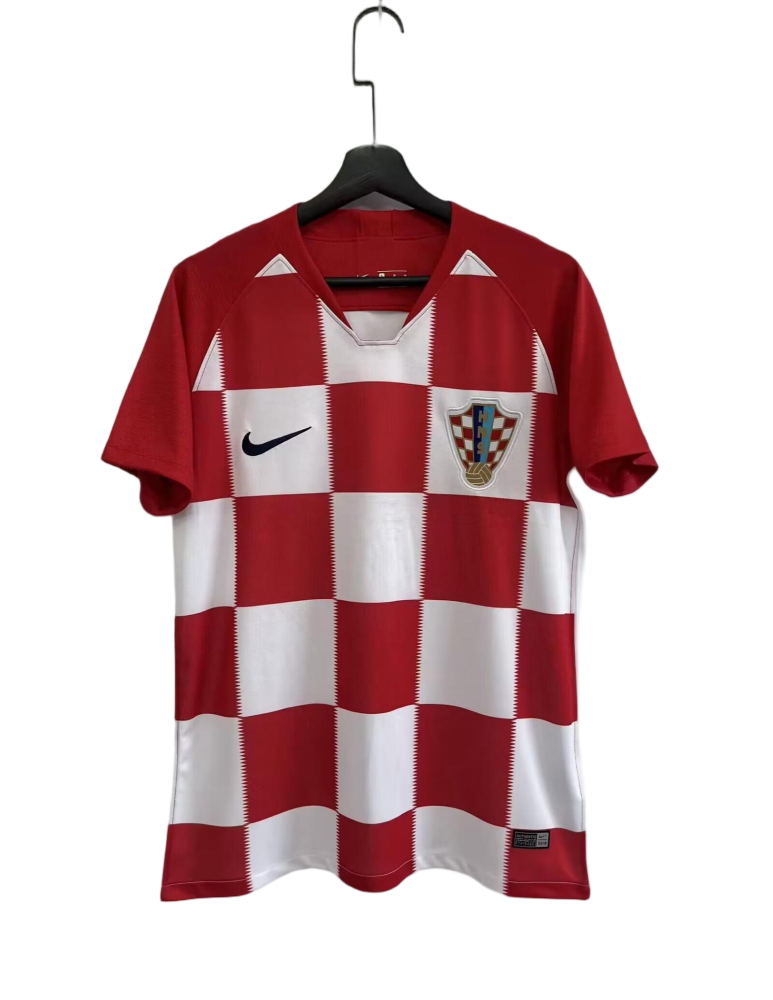 Croatia Retro Soccer Jersey Home Custom Shirt World Cup 2018