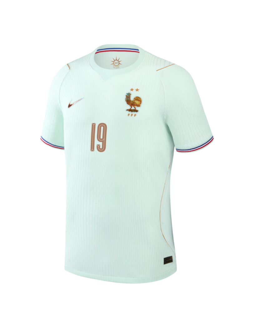 T.Hernandez #19 France Authentic Football Jersey Away Shirt World Cup 2026