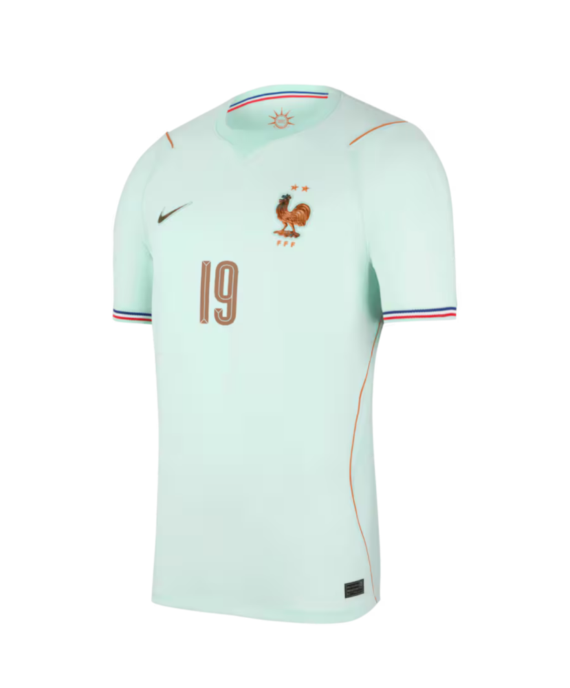 T.Hernandez #19 France Football Jersey Away Custom Shirt World Cup 2026