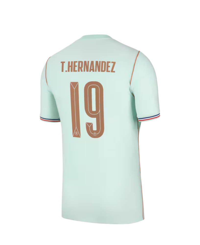 T.Hernandez #19 France Football Jersey Away Custom Shirt World Cup 2026